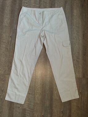 Liz Claiborne Men's Cargo Pants - White